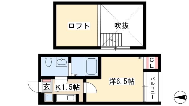 タウンコート高畑の間取り