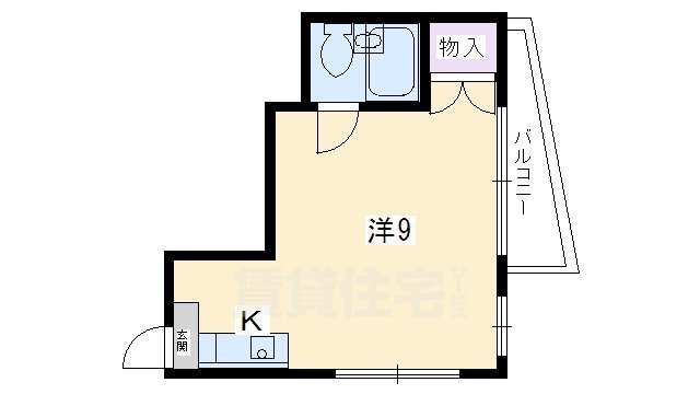 銀閣寺ステップコートの間取り