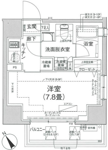 アイルプレミアム駒込の間取り