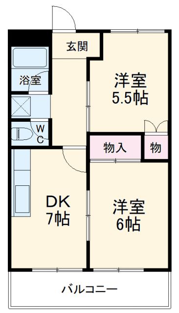 ハイム東岡崎の間取り