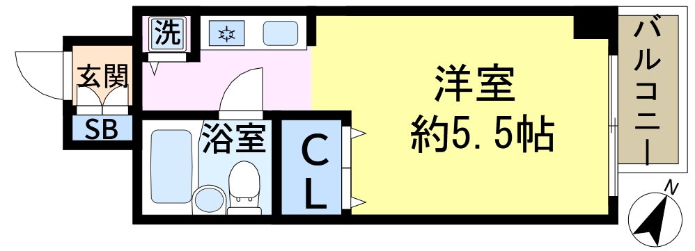 エスポワール新小岩の間取り