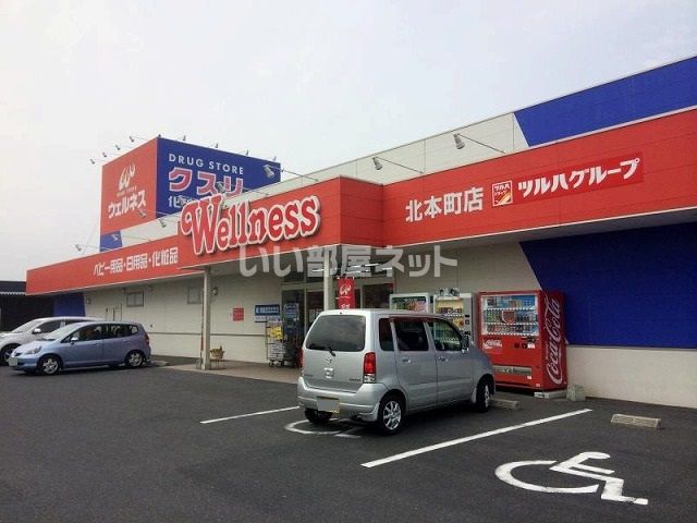 ドラックストア　ドラッグストアウェルネス 北本町店（ドラッグストア）まで885m