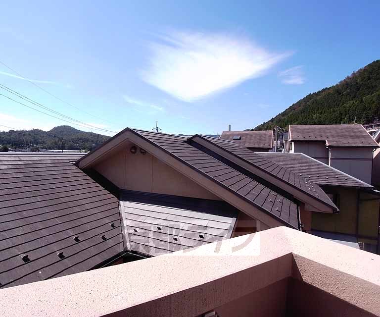 眺望　住宅街です！