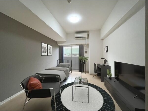 居室・リビング　バーチャルインテリア(家具を配置したイメージ画像です。)