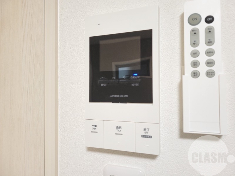 セキュリティ　来訪者が確認できるモニターホン♪