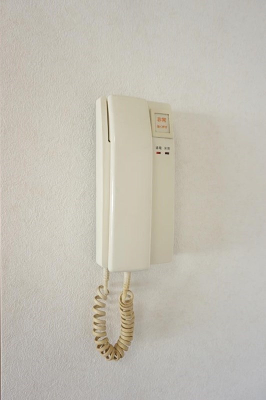 セキュリティ　インターホンで来客に対応できます