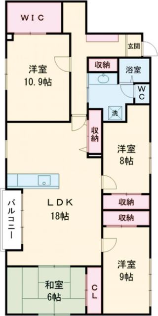エステートTOKIの間取り写真