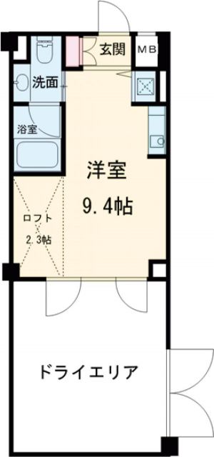JMFレジデンス世田谷三宿の間取り写真