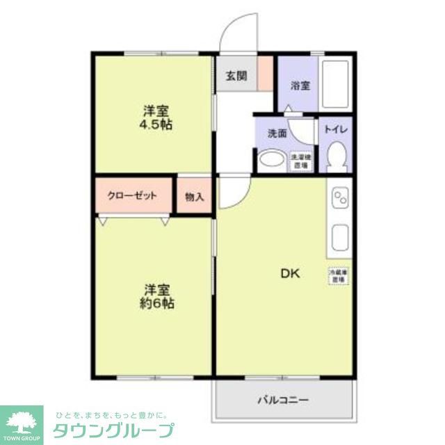 グリーンリバー駒井2号棟の間取り写真