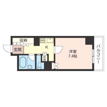 LaSante川崎の間取り写真