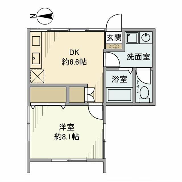 南台戸建の間取り写真