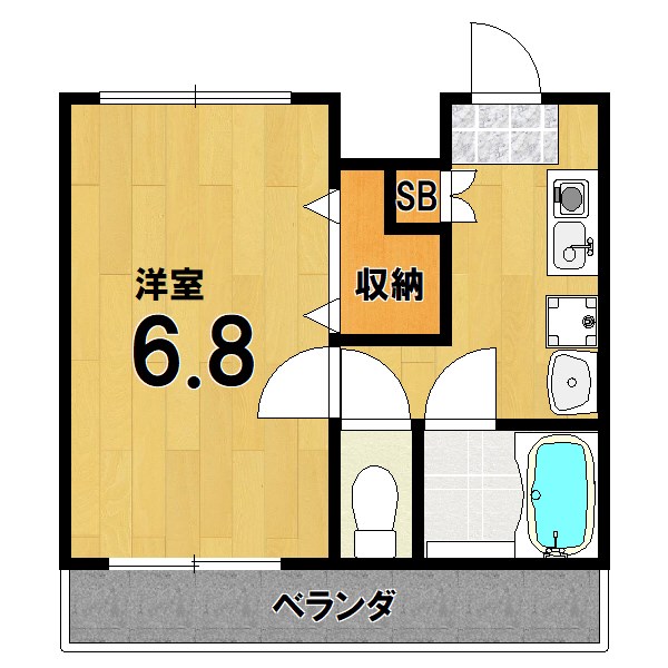 ヴィラ嵐山の間取り写真
