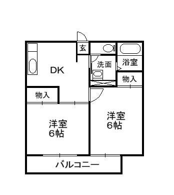 【ファミール伊藤の間取り】