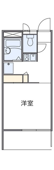 広島市佐伯区八幡東のマンションの間取り