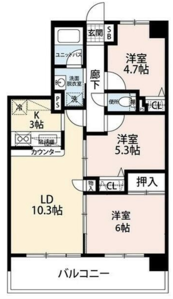 グリーンプラザの間取り