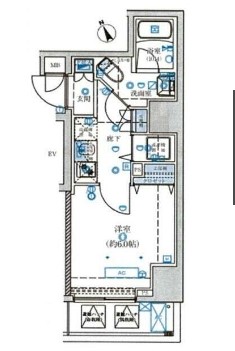 ベルシード千住パークサイドの間取り