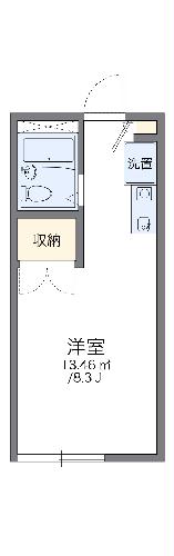 レオパレス法華寺の間取り