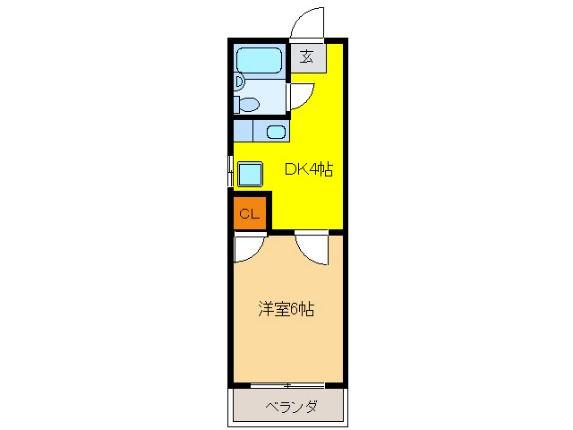 プチコーポ花沢の間取り