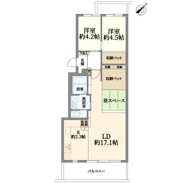 大倉山ハイム４号棟_間取り_0