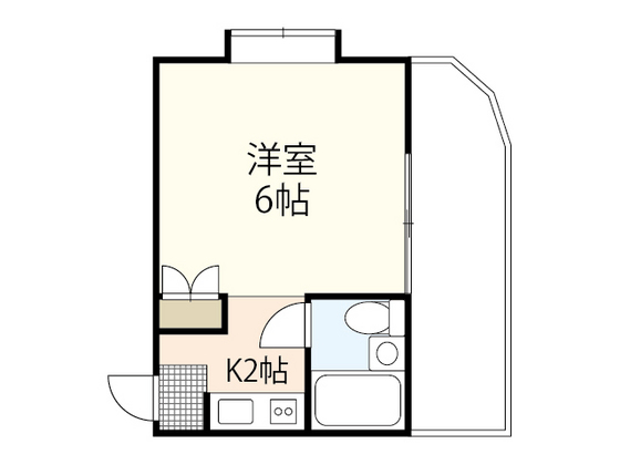 広島市西区小河内町のマンションの間取り