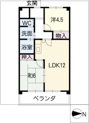 ベルトピア鈴鹿ＯＮＥの間取り