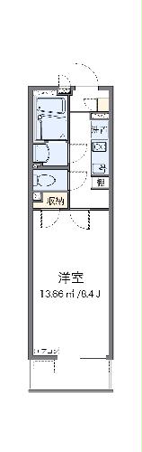 クレイノリフル川崎の間取り