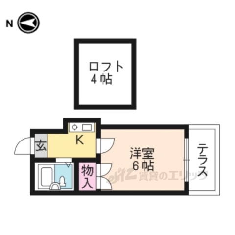 グランプラス桂の間取り