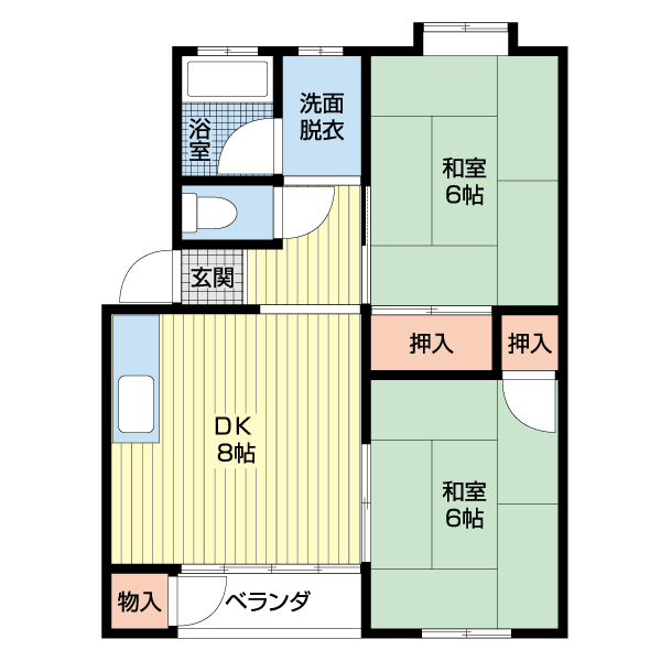 ウィング藤の間取り