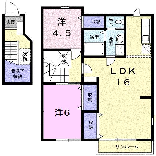 ノーブル３の間取り