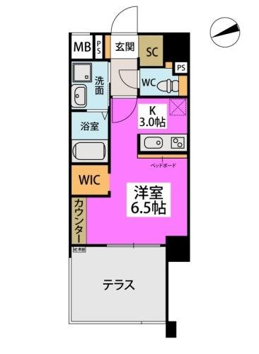 アスミール野芥の間取り