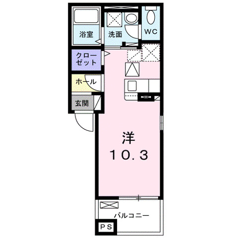 エヴィメリアＤの間取り