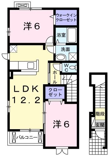 プラシード　カーサ　IIの間取り