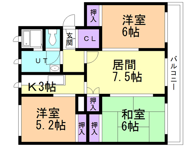 サクラハイツの間取り