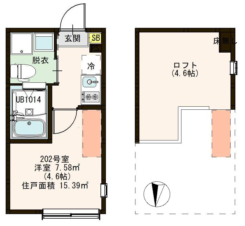 メゾン・ボヌール江戸川の間取り