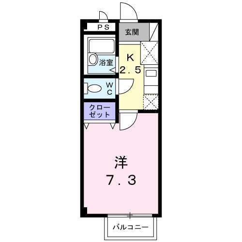 セルカ　フロレスタＢの間取り