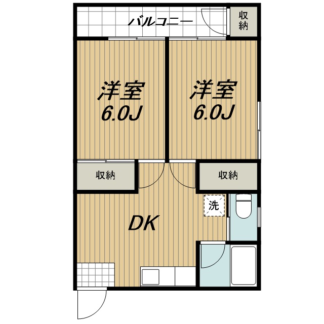 ミキハイツの間取り