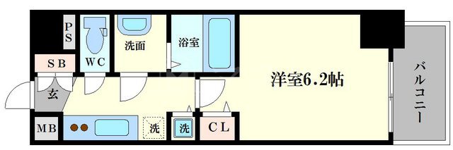 ＬＣ上本町カレントの間取り