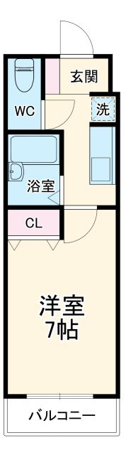 知多郡東浦町大字藤江のアパートの間取り