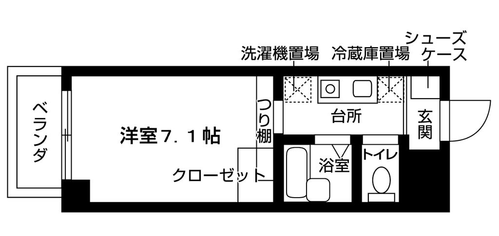 シャトー21の間取り