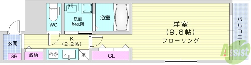 ナイスアーバン2の間取り