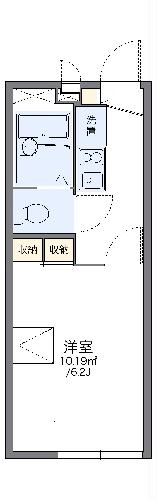 【レオパレスシャローム氷室の間取り】