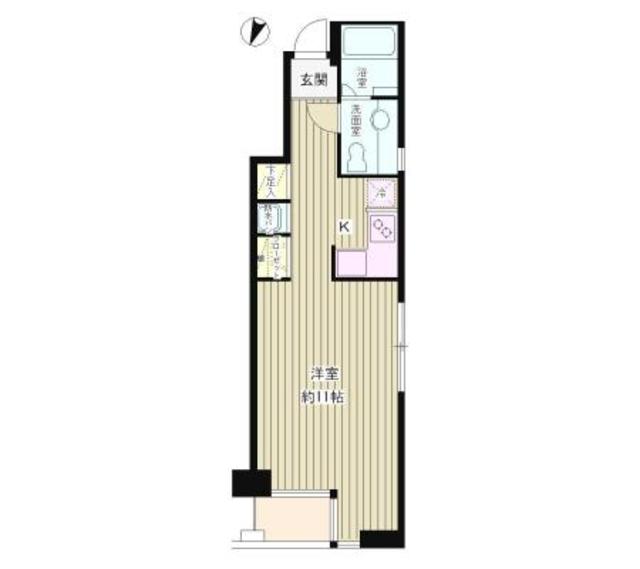 千代田区一番町のマンションの間取り