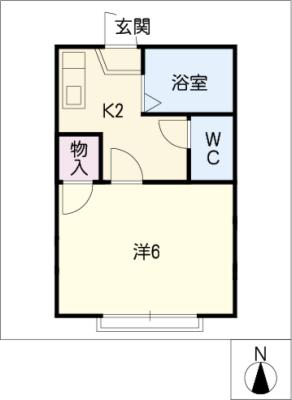 ハイツ翔Ａ棟の間取り