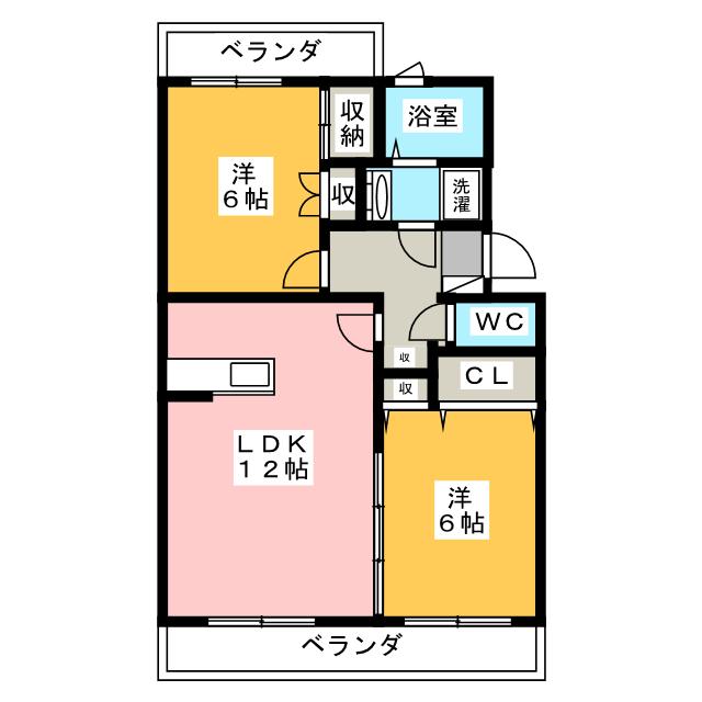 初生パークハイツの間取り