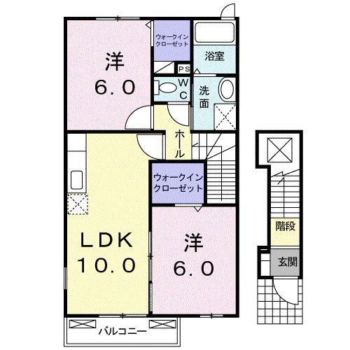 サニーサイトＡの間取り