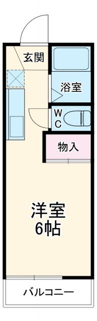 名古屋市守山区大森のアパートの間取り