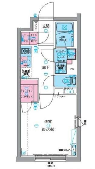 【ＧＥＮＯＶＩＡ鵜の木の間取り】