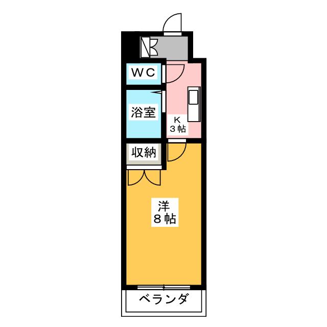 エステ－ト弦四路の間取り