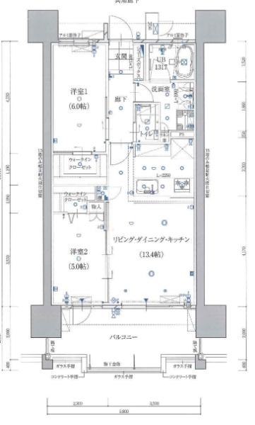 グランドパレス大淀河畔の間取り