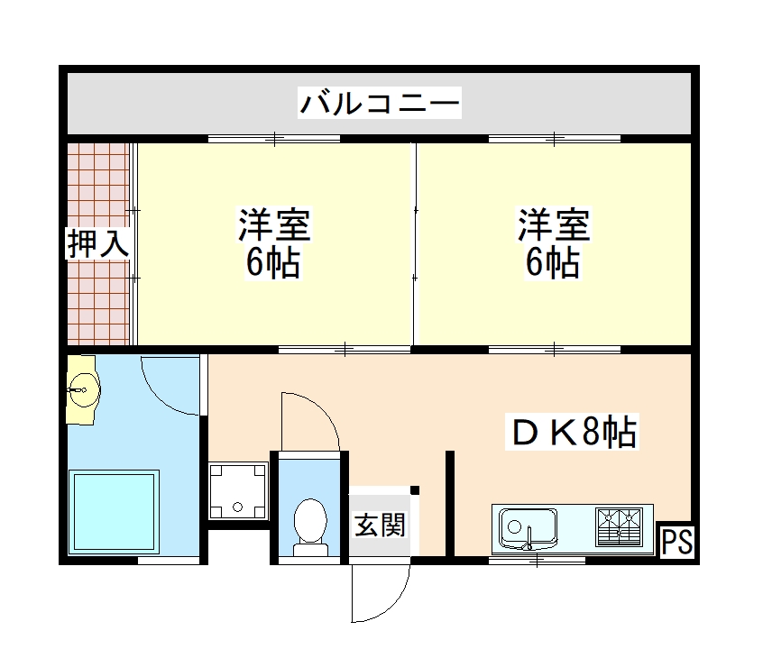 クレール西千石の間取り